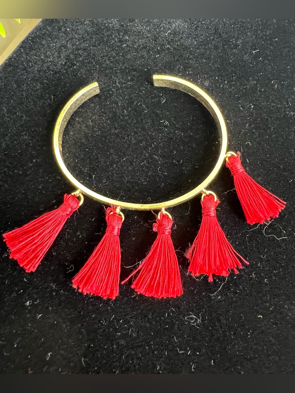 Brand New-Hair Tassel Cuff